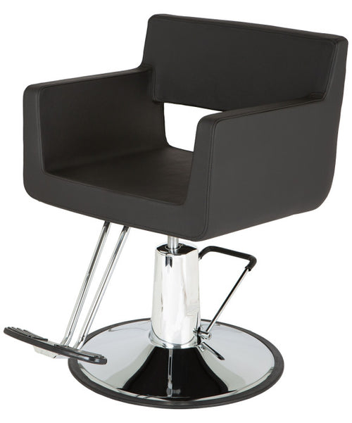 Buy-Rite Beauty Rosa Styling Chair Extra Wide Seat Low Back