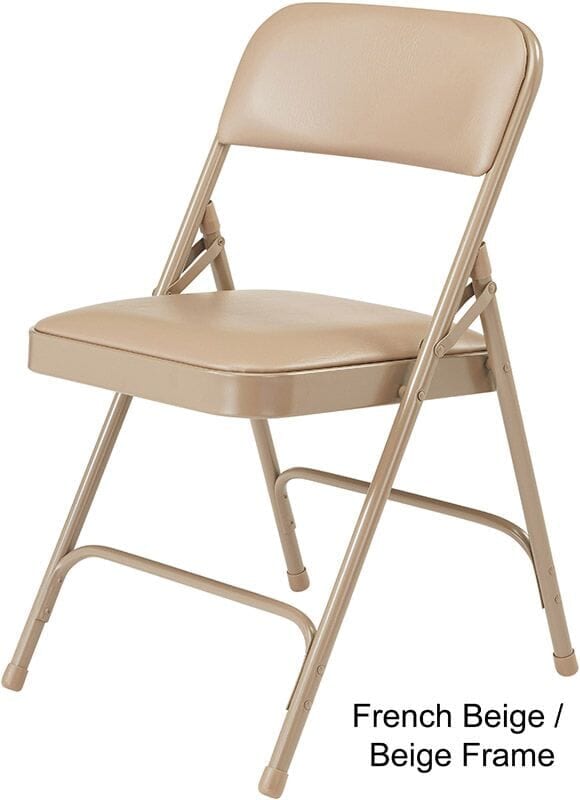 Modern Office Vinyl Padded Steel Folding Chair 500 lb Capacity
