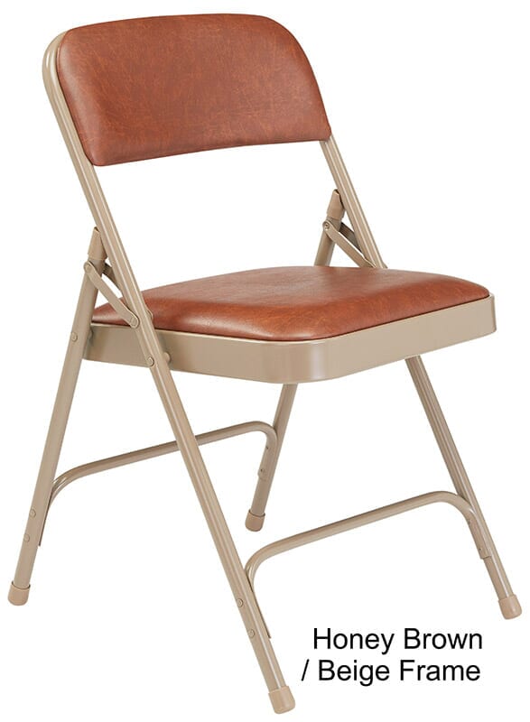 Modern Office Vinyl Padded Steel Folding Chair 500 lb Capacity