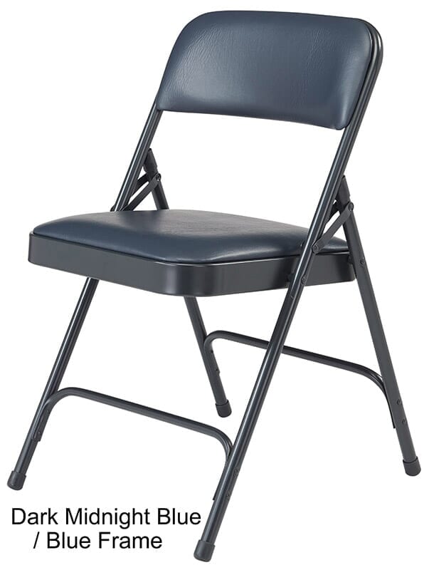 Modern Office Vinyl Padded Steel Folding Chair 500 lb Capacity